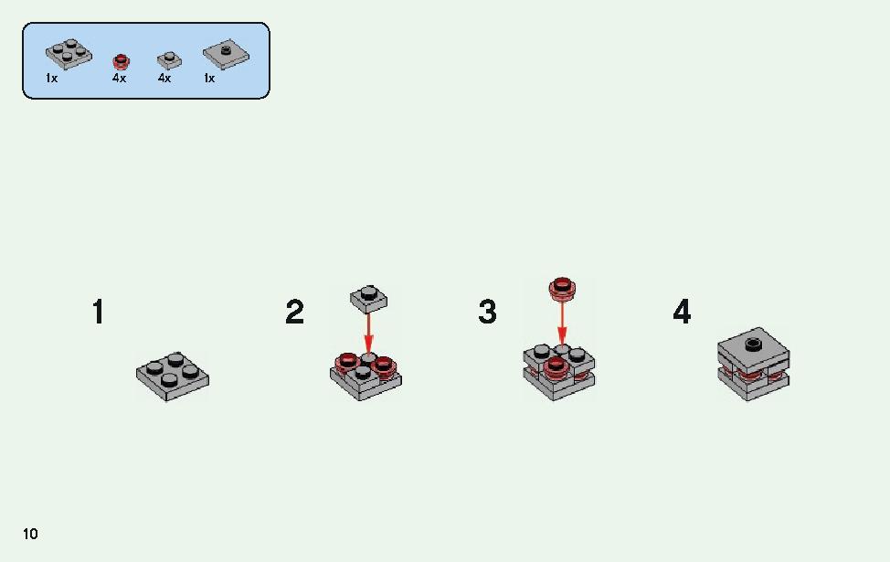 Lego minecraft hotsell cave instructions