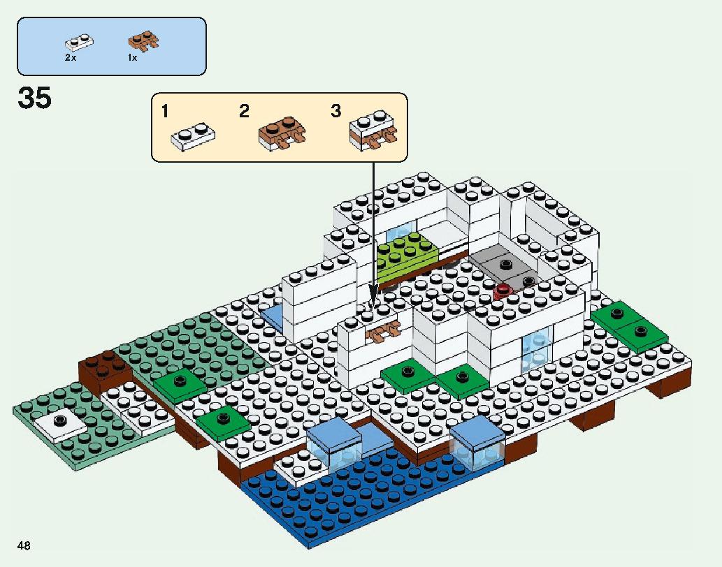 The Polar Igloo 21142 information LEGO instructions 48 page / Brick Mecha
