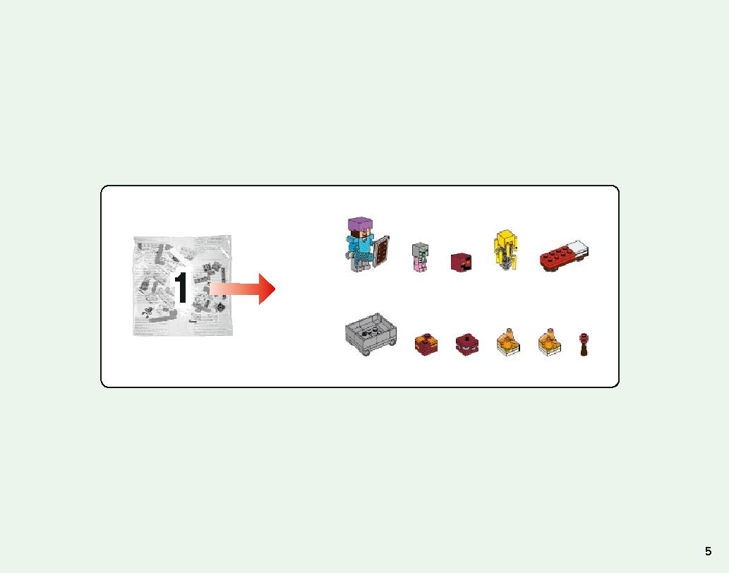 The Nether Portal 21143 LEGO information LEGO instructions 5 page