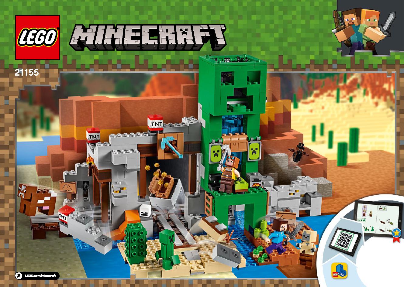 Lego creeper mine 21155 online