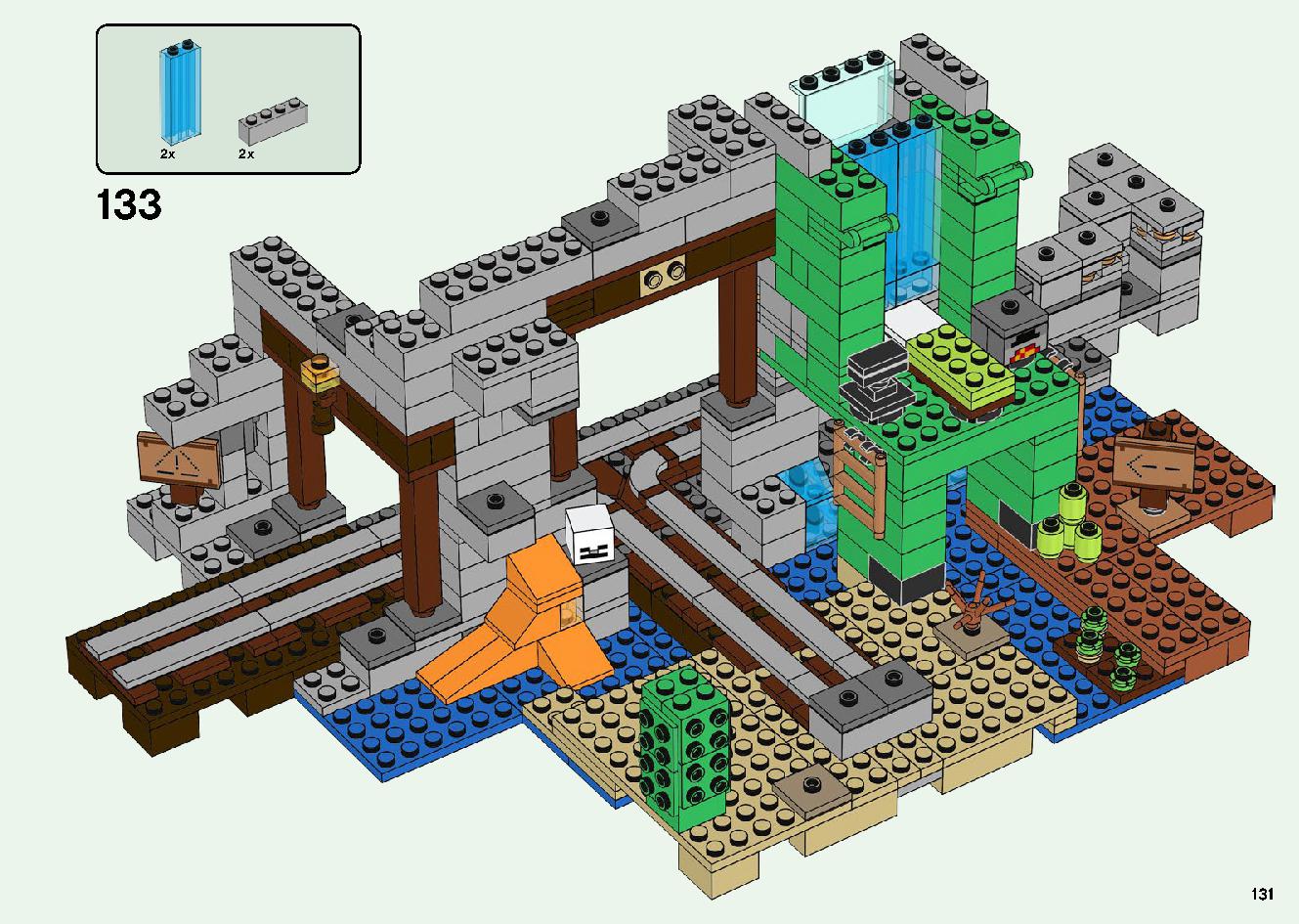 The Creeper Mine 21155 LEGO information LEGO instructions 131 page