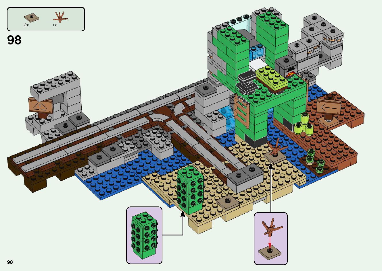 The Creeper Mine 21155 LEGO information LEGO instructions 99 page Brick Mecha