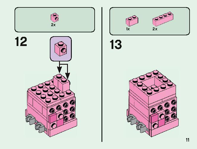 Lego hotsell pig instructions