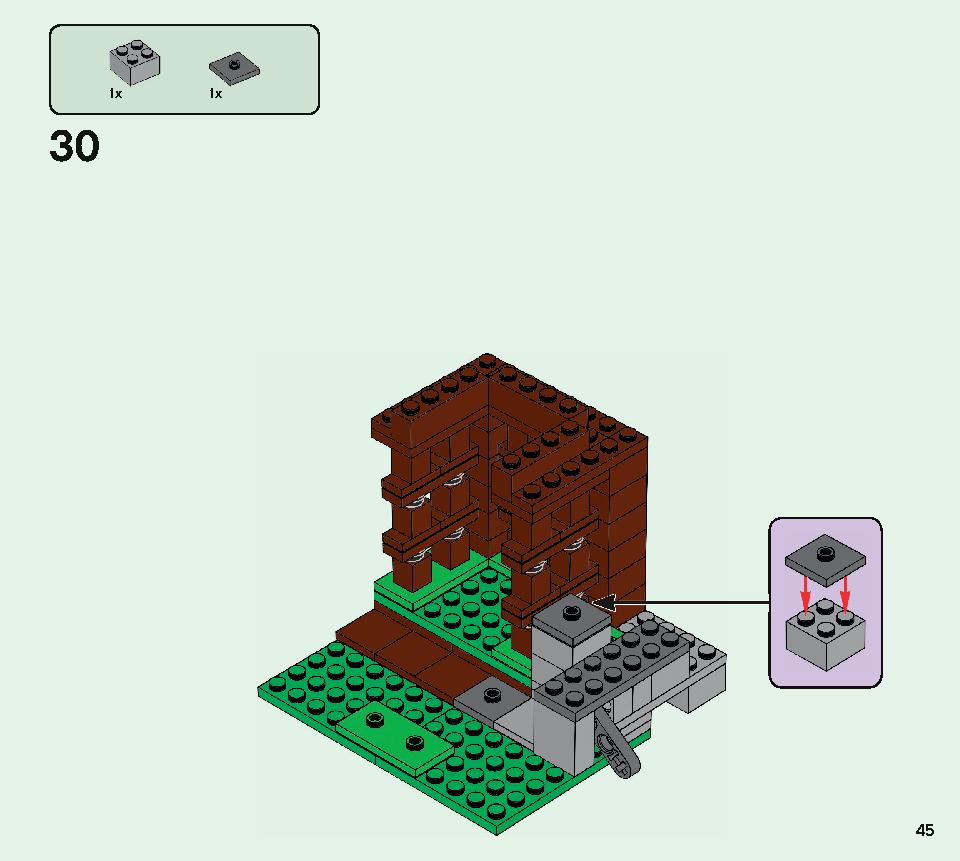 The Pillager Outpost 21159 LEGO information LEGO instructions 44 page Brick Mecha
