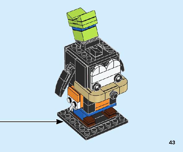 Goofy and Pluto 40378 LEGO information LEGO instructions 43 page Brick Mecha