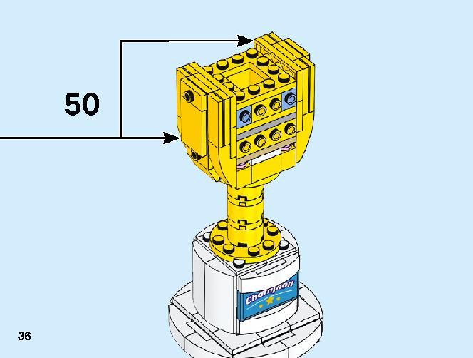 ちょこページ Trophy 40385 LEGO information LEGO instructions 37 page / Brick Mecha