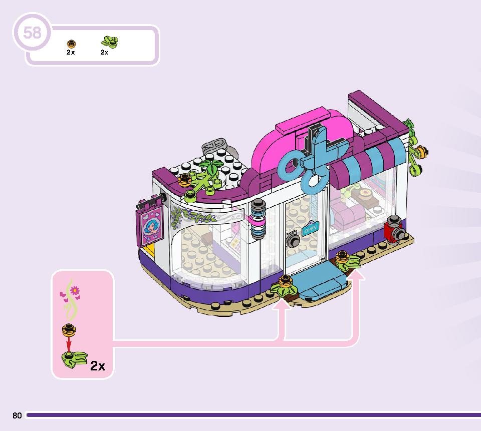Heartlake City Hair Salon 41391 LEGO information LEGO instructions