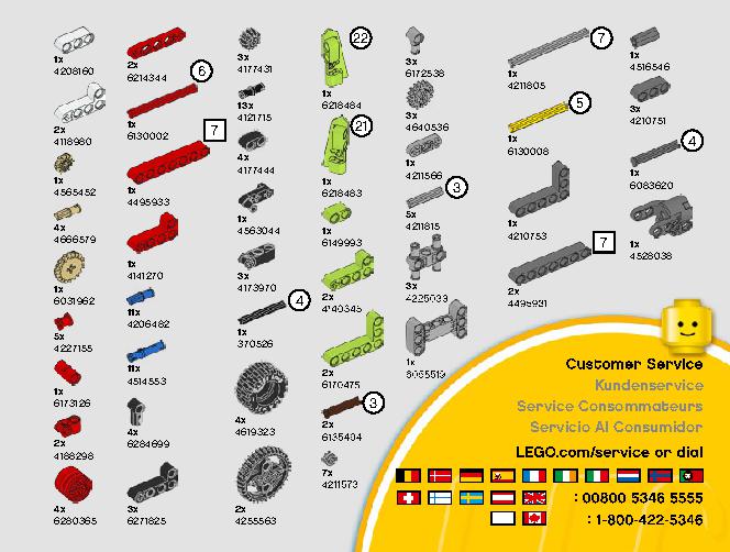 Mini CLAAS XERION 42102 Лего информация Лего инструкции 55 page