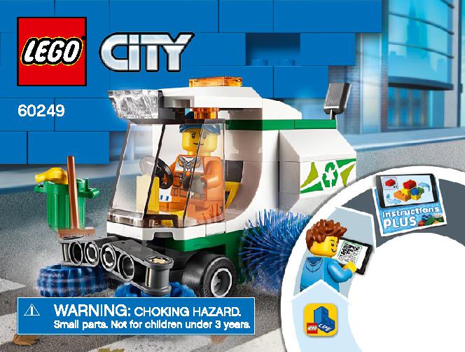 Street Sweeper 60249 LEGO information LEGO instructions 1 page / Brick ...