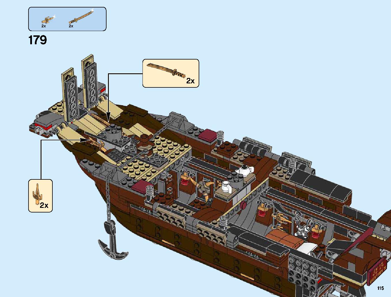 Destiny's Bounty 70618 information LEGO instructions 116 page / Mecha