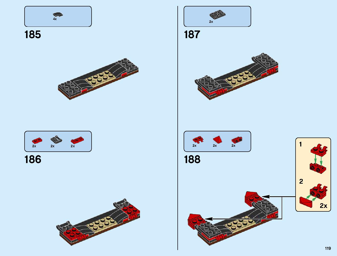 Destiny's Bounty 70618 LEGO information LEGO instructions 119 page