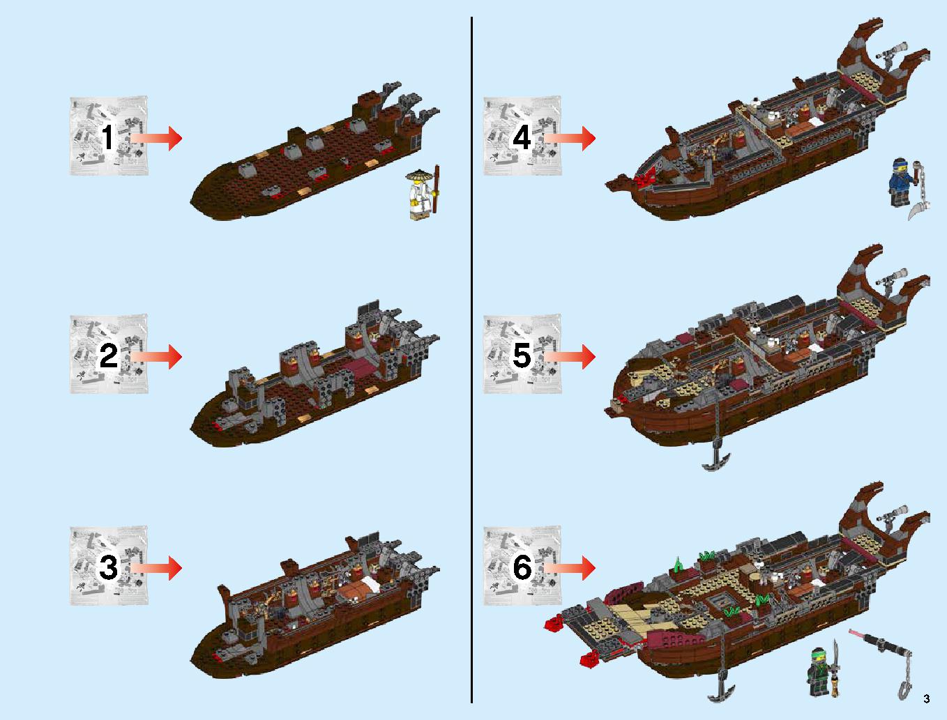 Destiny's Bounty 70618 LEGO information LEGO instructions 3 page