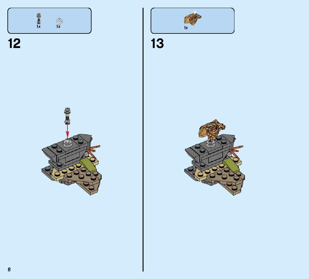 Stormbringer 70652 LEGO information LEGO instructions 8 page