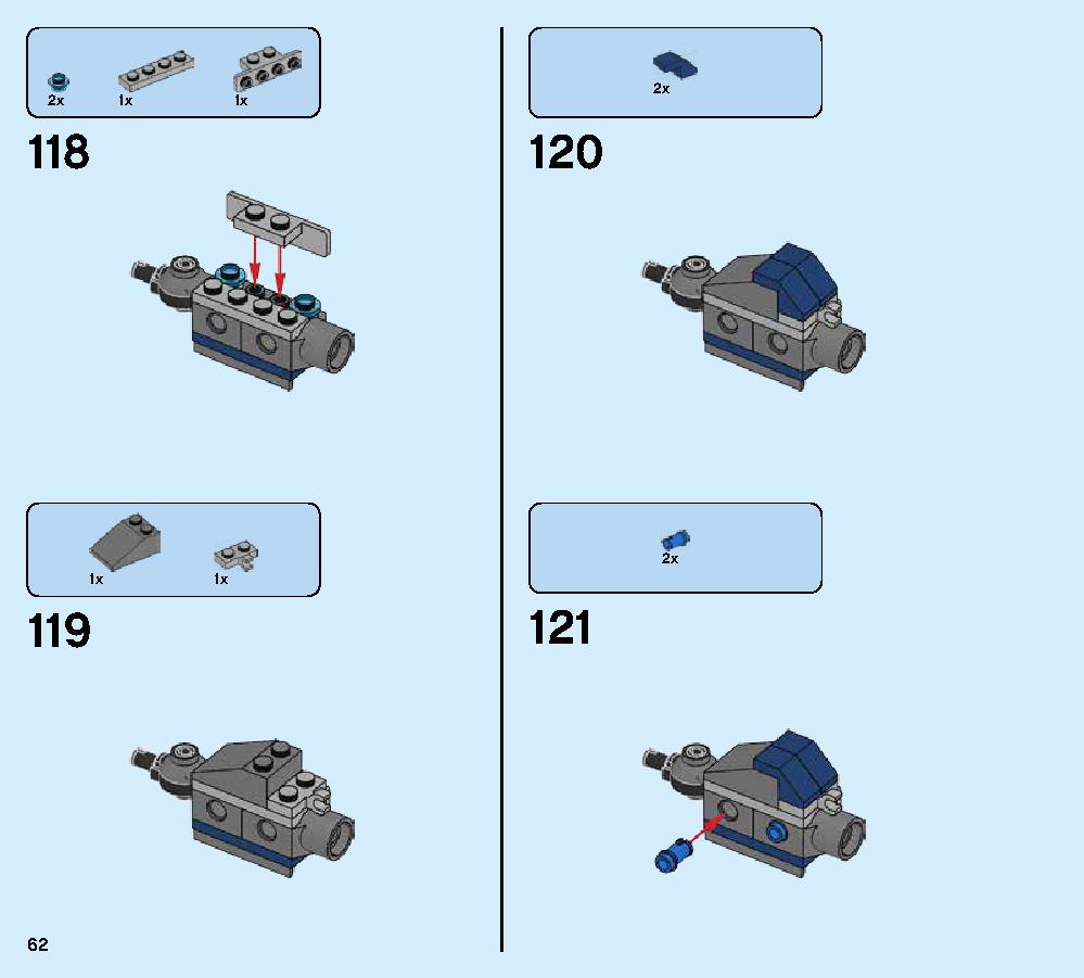 Oni Titan 70658 LEGO information LEGO instructions 62 page