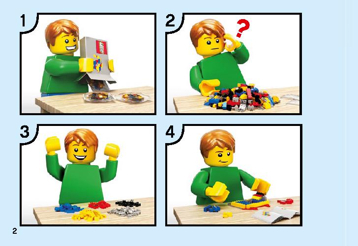 Spinjitzu Jay 70660 LEGO information LEGO instructions 2 page Brick Mecha