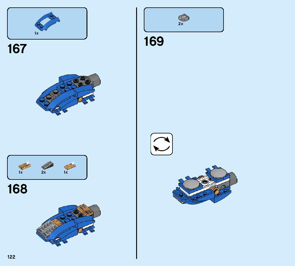 Jay’s Storm Fighter 70668 LEGO information LEGO instructions 122 page