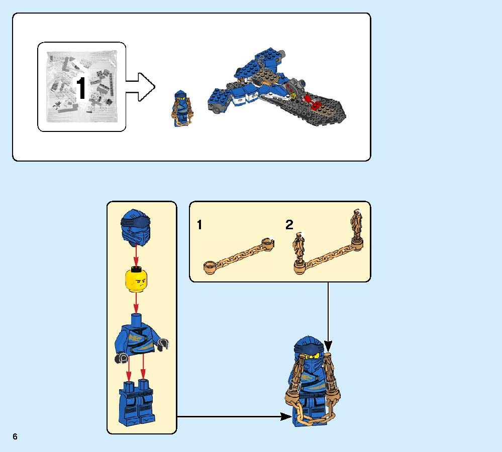 Jay’s Storm Fighter 70668 LEGO information LEGO instructions 6 page