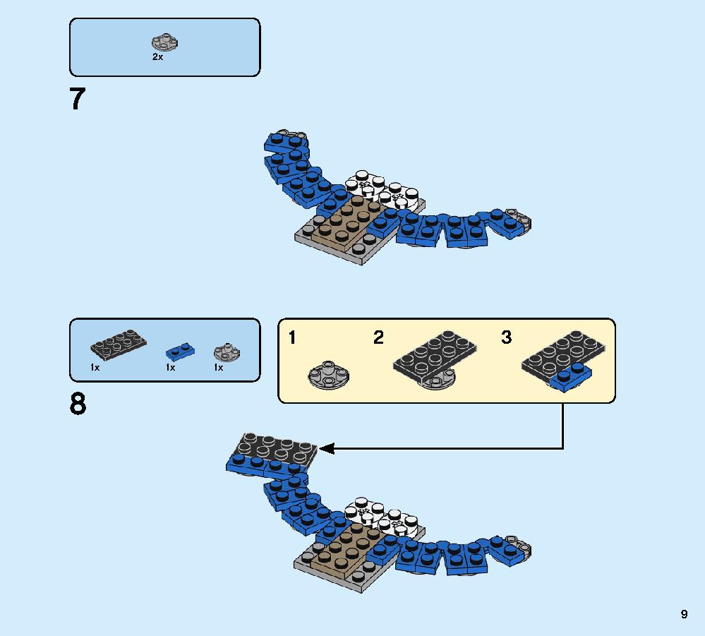 Jay’s Storm Fighter 70668 LEGO information LEGO instructions 9 page