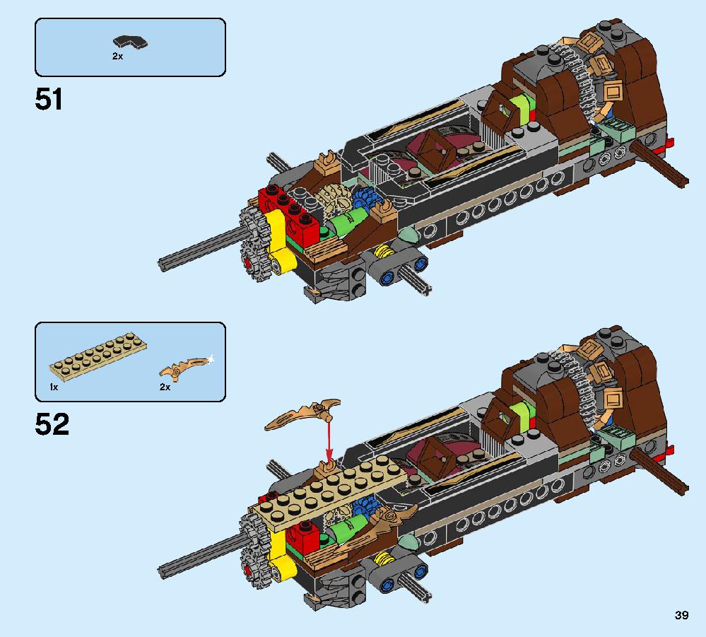 Cole’s Earth Driller 70669 LEGO information LEGO instructions 39 page