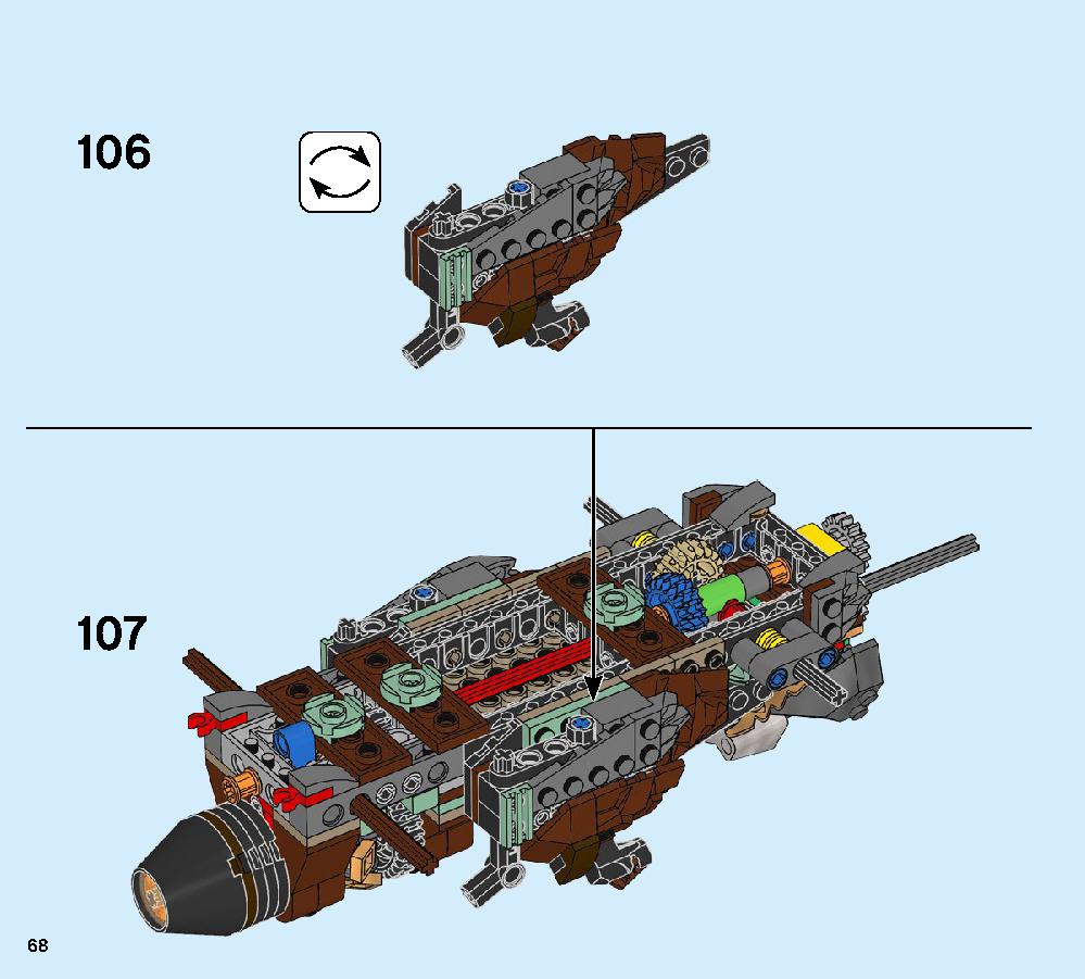Cole’s Earth Driller 70669 LEGO information LEGO instructions 68 page