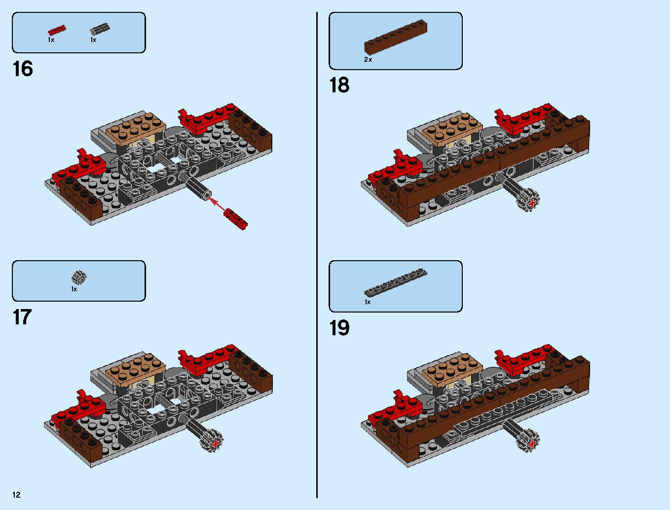 Monastery of Spinjitzu 70670 LEGO information LEGO instructions 12 page