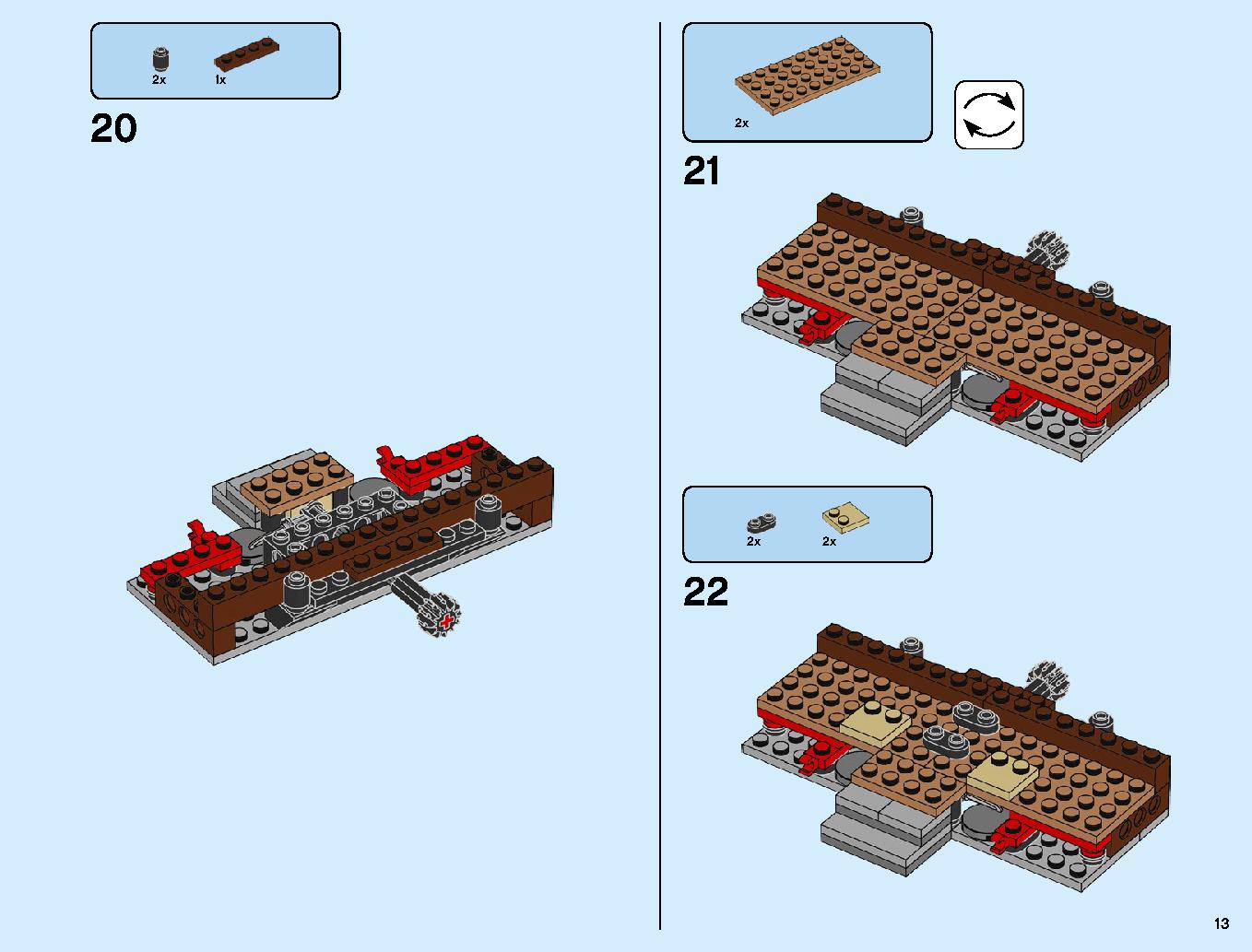 Monastery of Spinjitzu 70670 LEGO information LEGO instructions 13 page