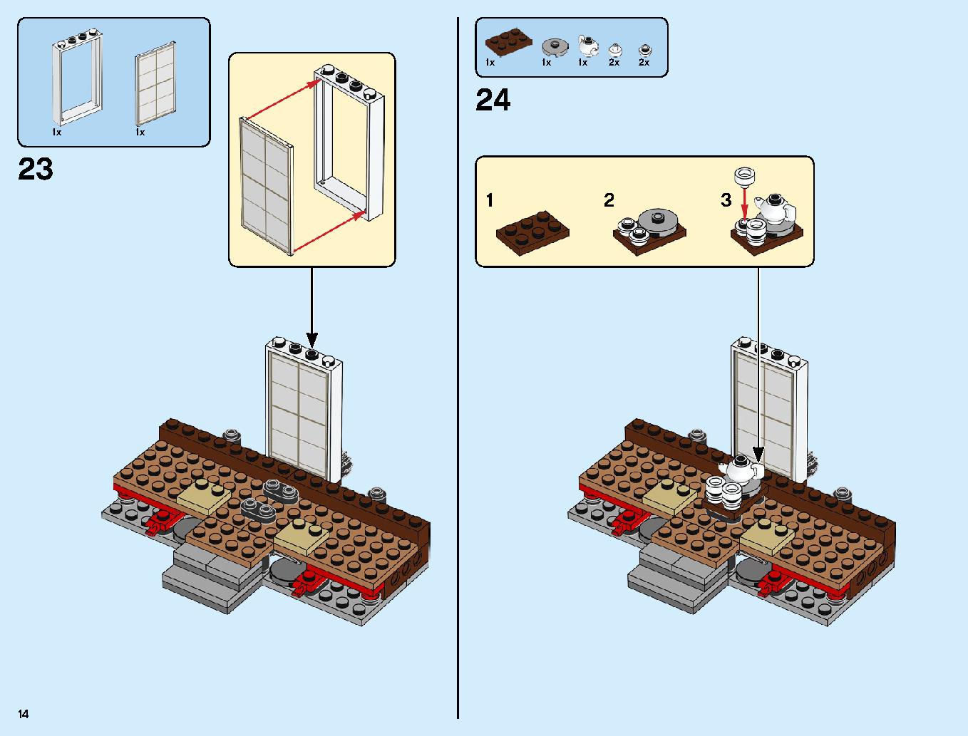 Monastery of Spinjitzu 70670 LEGO information LEGO instructions 14 page