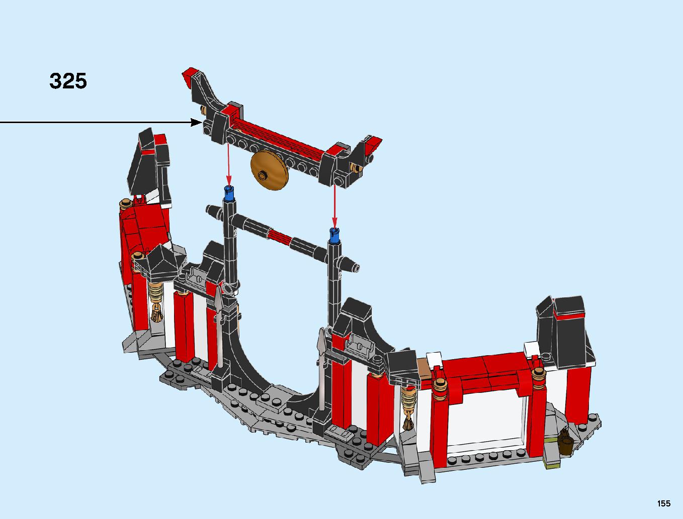 Monastery of Spinjitzu 70670 LEGO information LEGO instructions 155 page