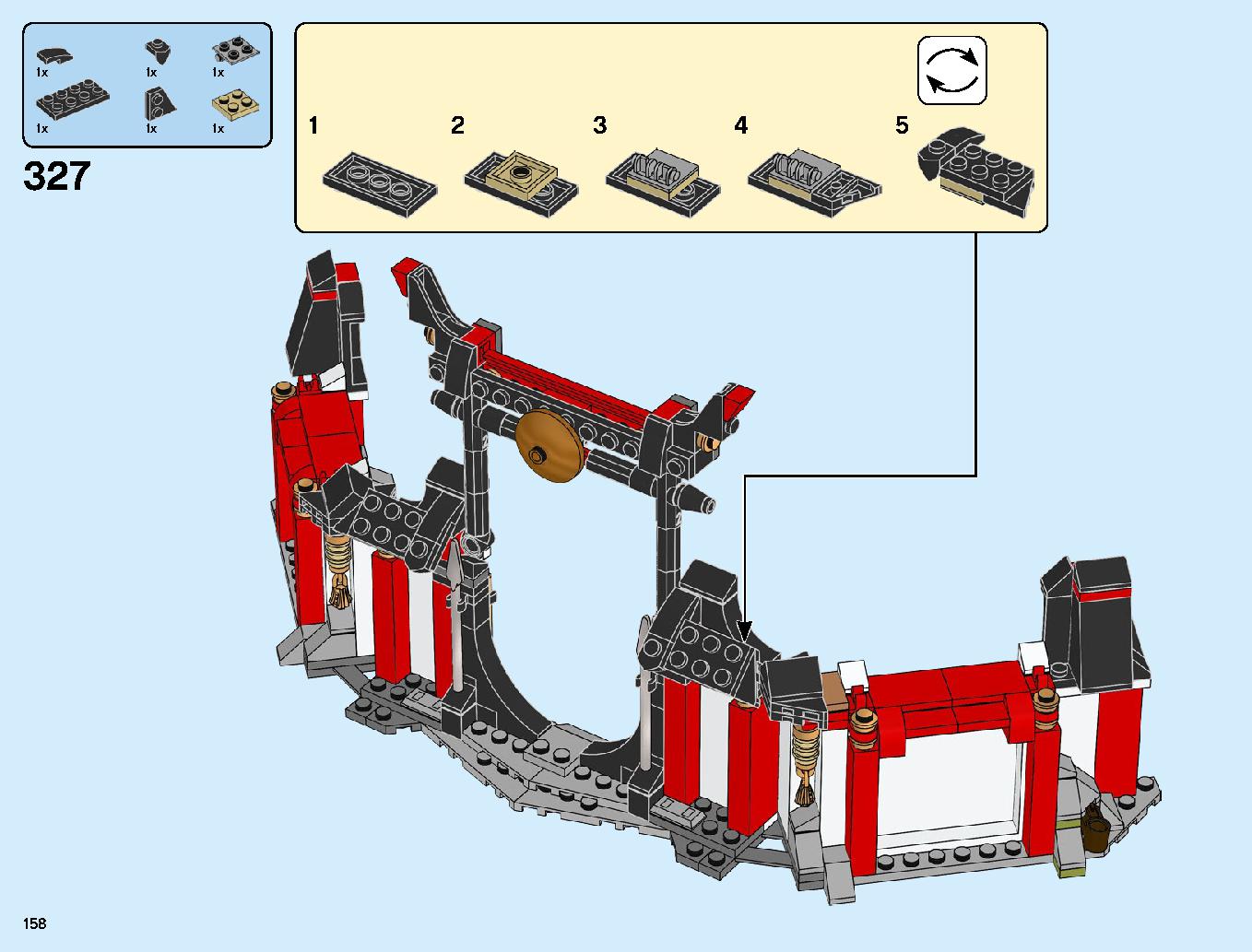 Monastery of Spinjitzu 70670 LEGO information LEGO instructions 158 page