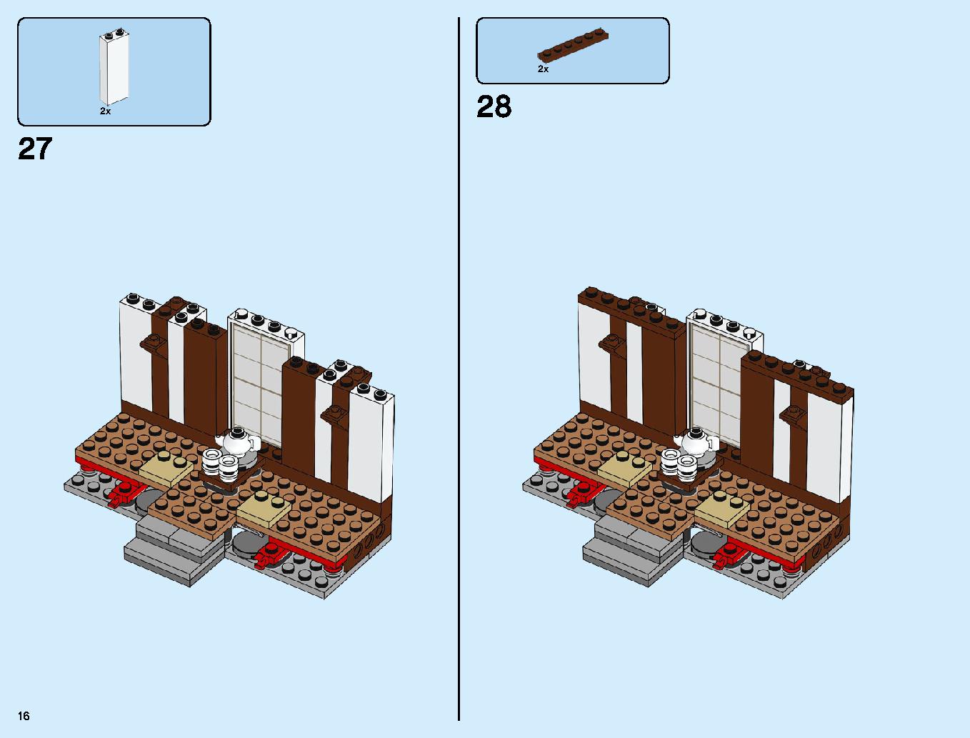 Monastery of Spinjitzu 70670 LEGO information LEGO instructions 16 page