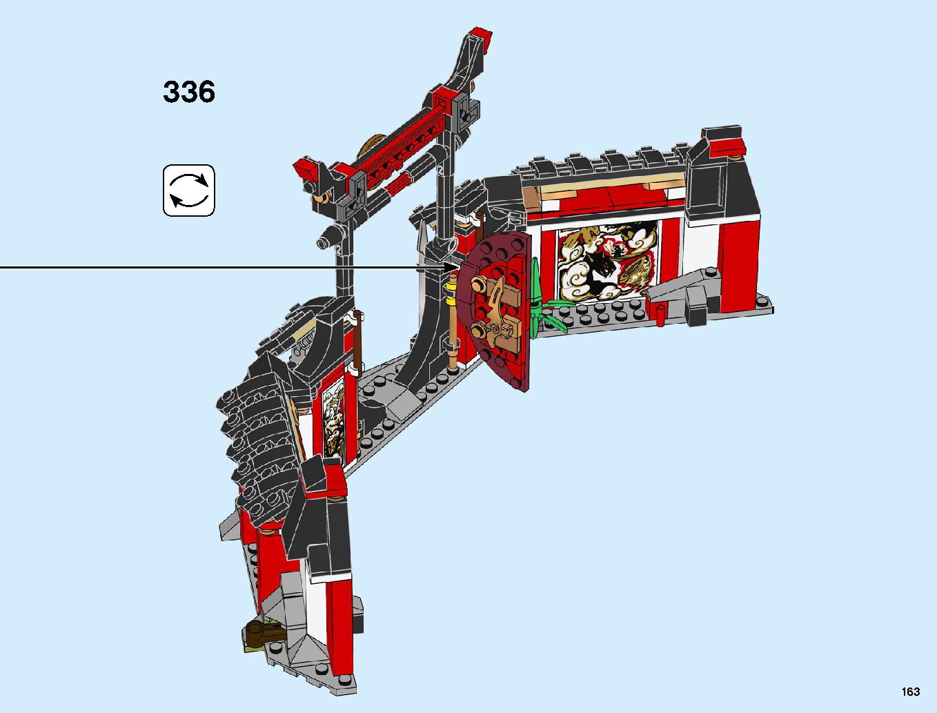 Monastery of Spinjitzu 70670 LEGO information LEGO instructions 163 page