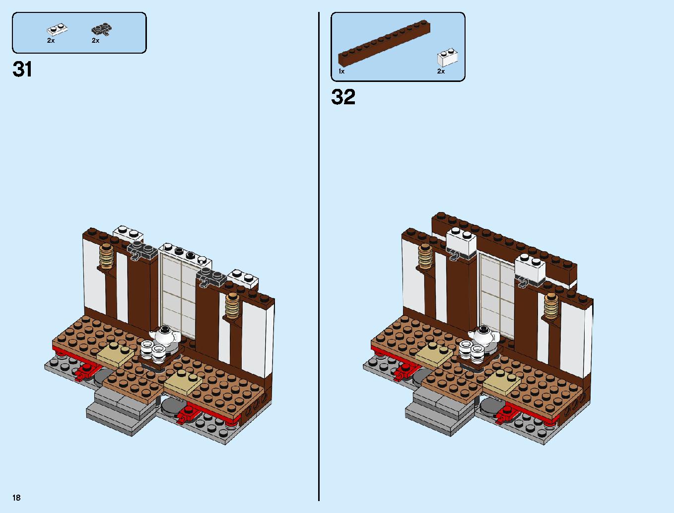 Monastery of Spinjitzu 70670 LEGO information LEGO instructions 18 page