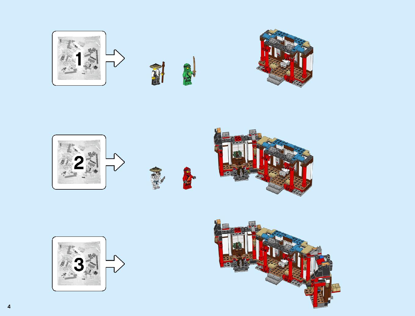 Monastery of Spinjitzu 70670 LEGO information LEGO instructions 4 page Brick Mecha