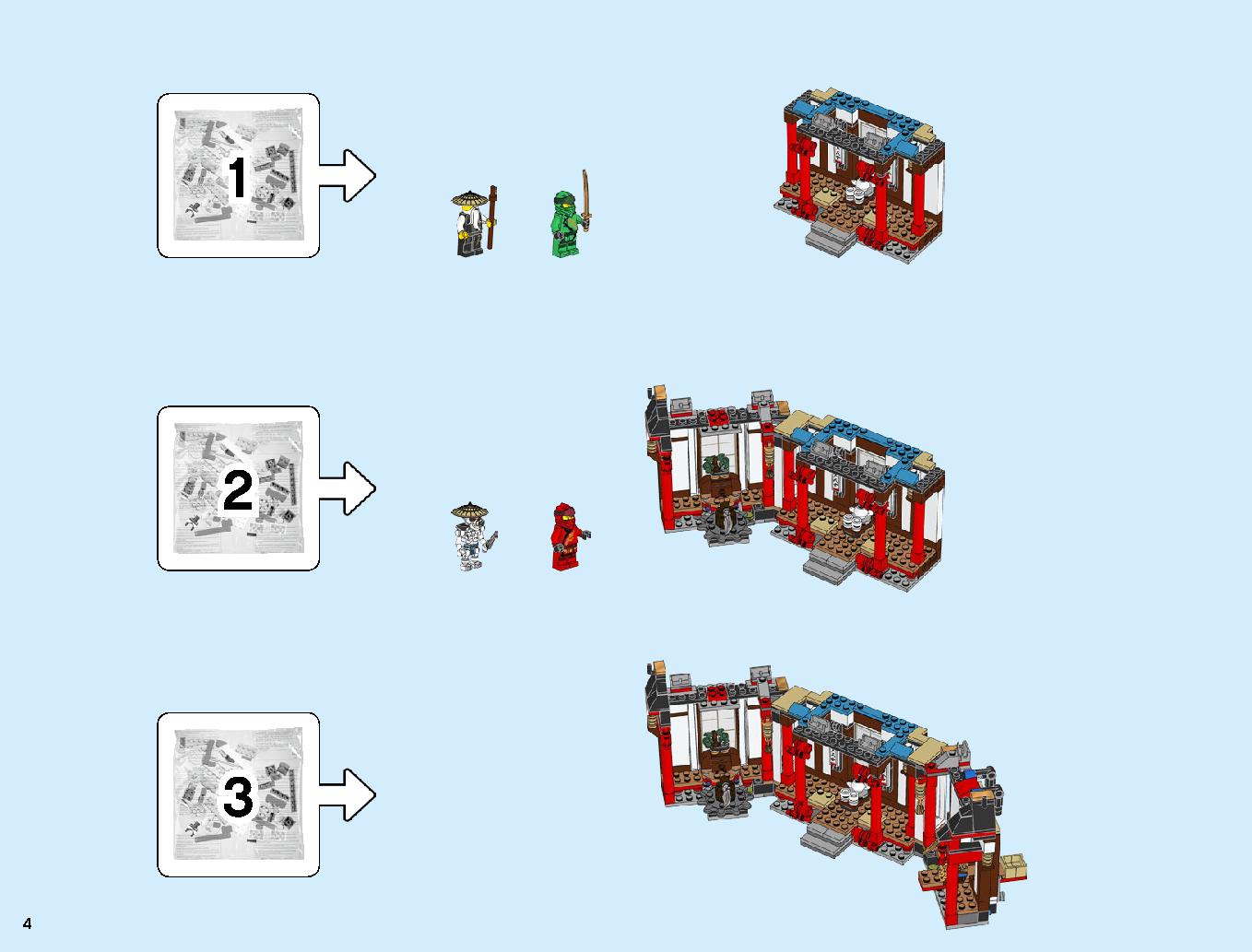 Monastery of Spinjitzu 70670 LEGO information LEGO instructions 4 page