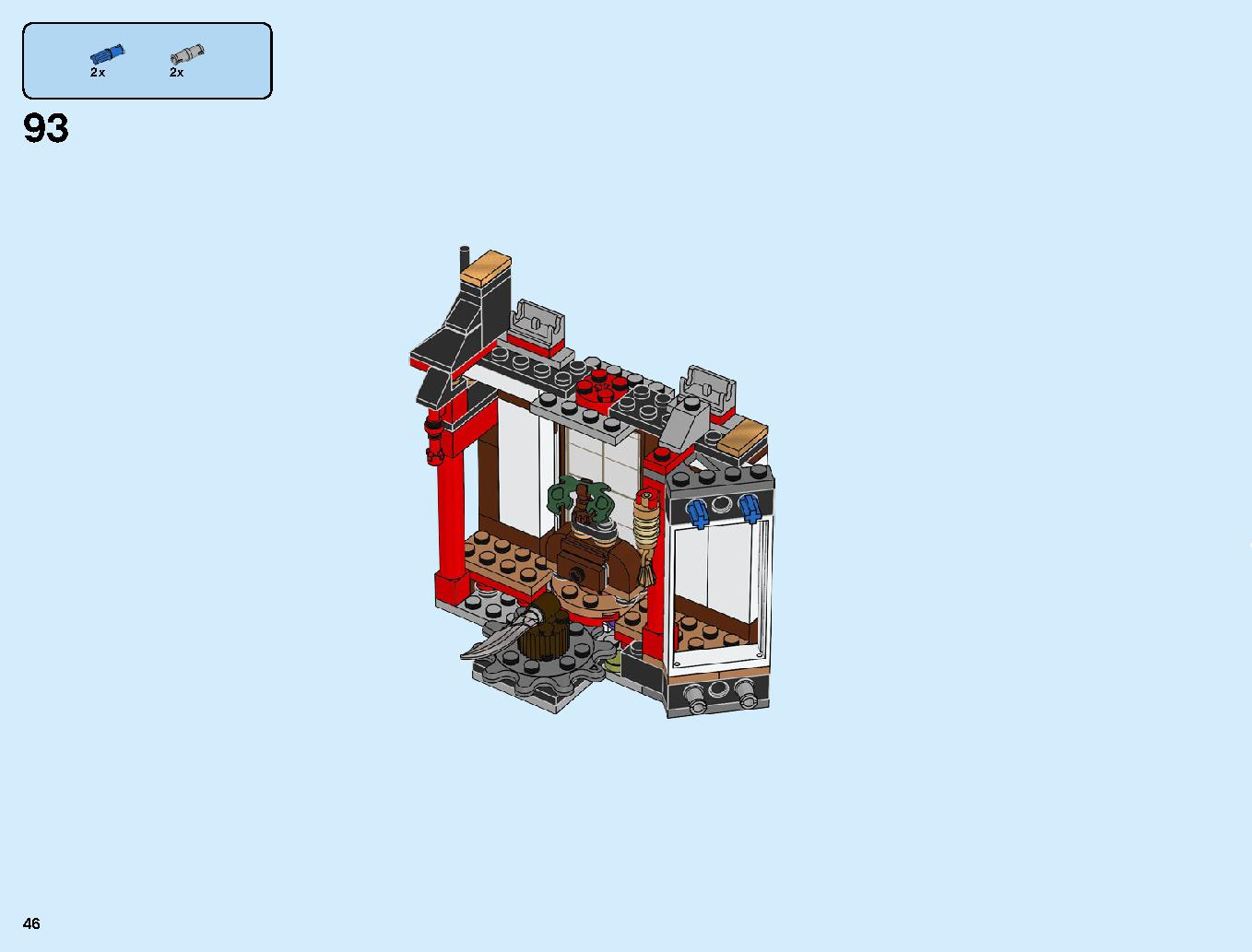 Monastery of Spinjitzu 70670 LEGO information LEGO instructions 46 page