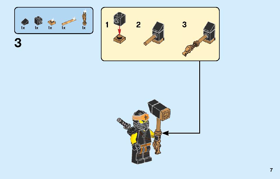 Cole's Dirt Bike 70672 Лего информация Лего инструкции 7 page