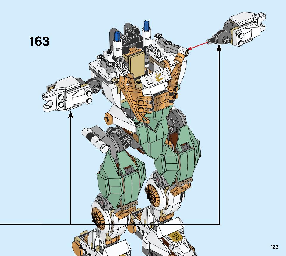 Lloyd's Titan Mech 70676 LEGO information LEGO instructions 123 page