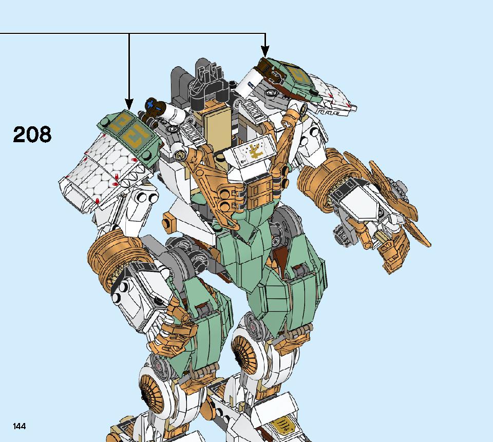 Lloyd's Titan Mech 70676 LEGO information LEGO instructions 144 page