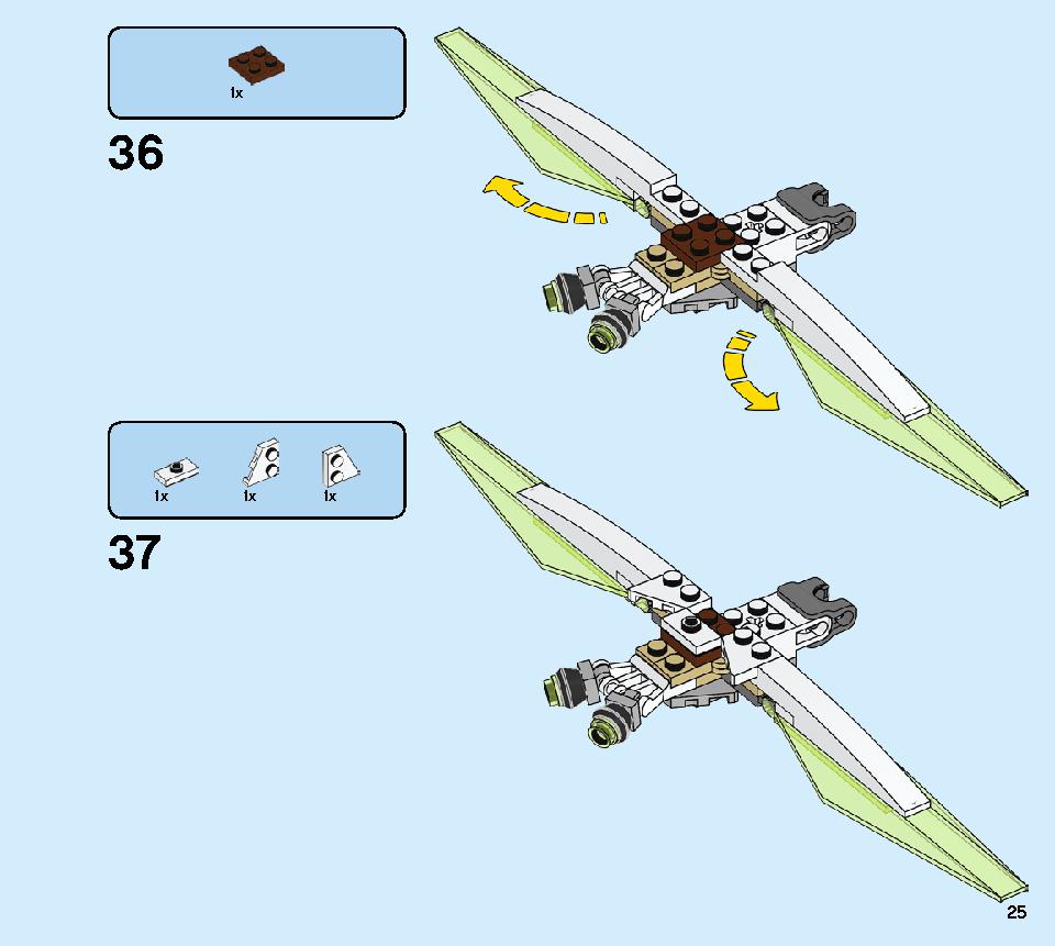 Lloyd's Titan Mech 70676 LEGO information LEGO instructions 25 page