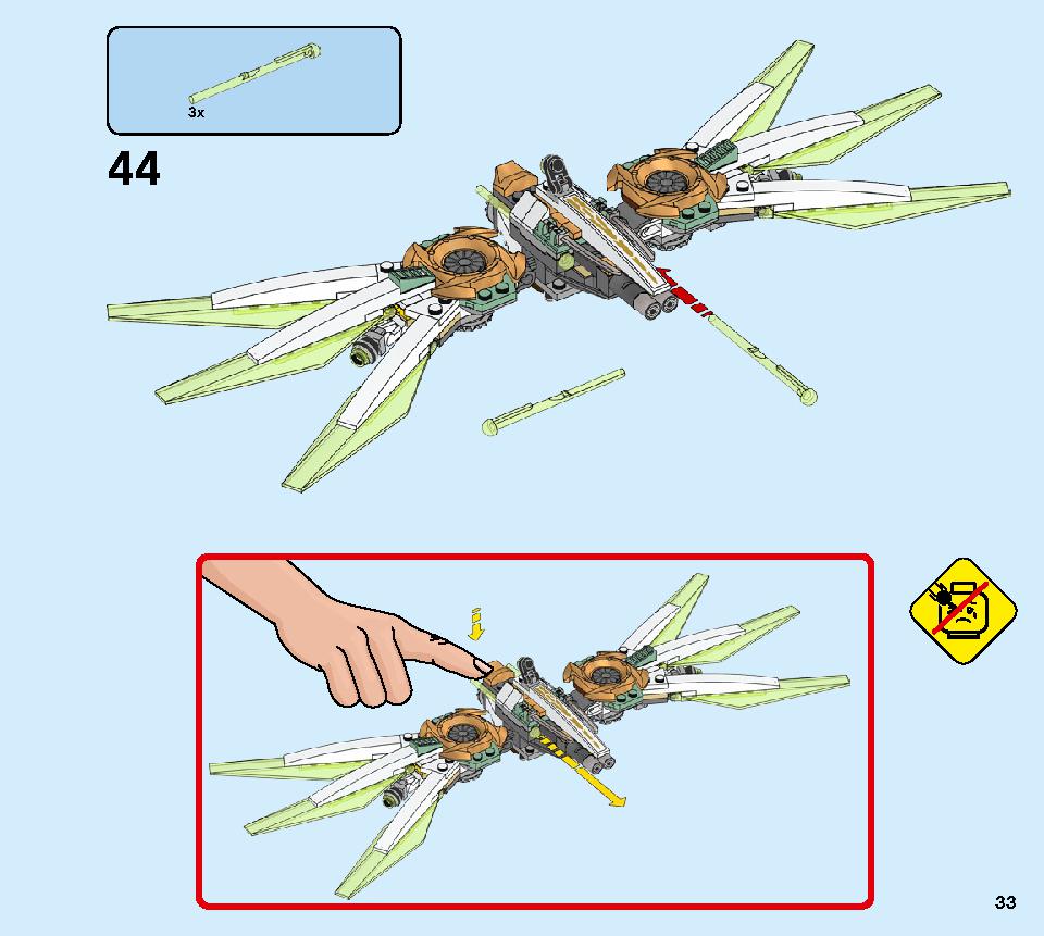 Lloyd's Titan Mech 70676 LEGO information LEGO instructions 33 page