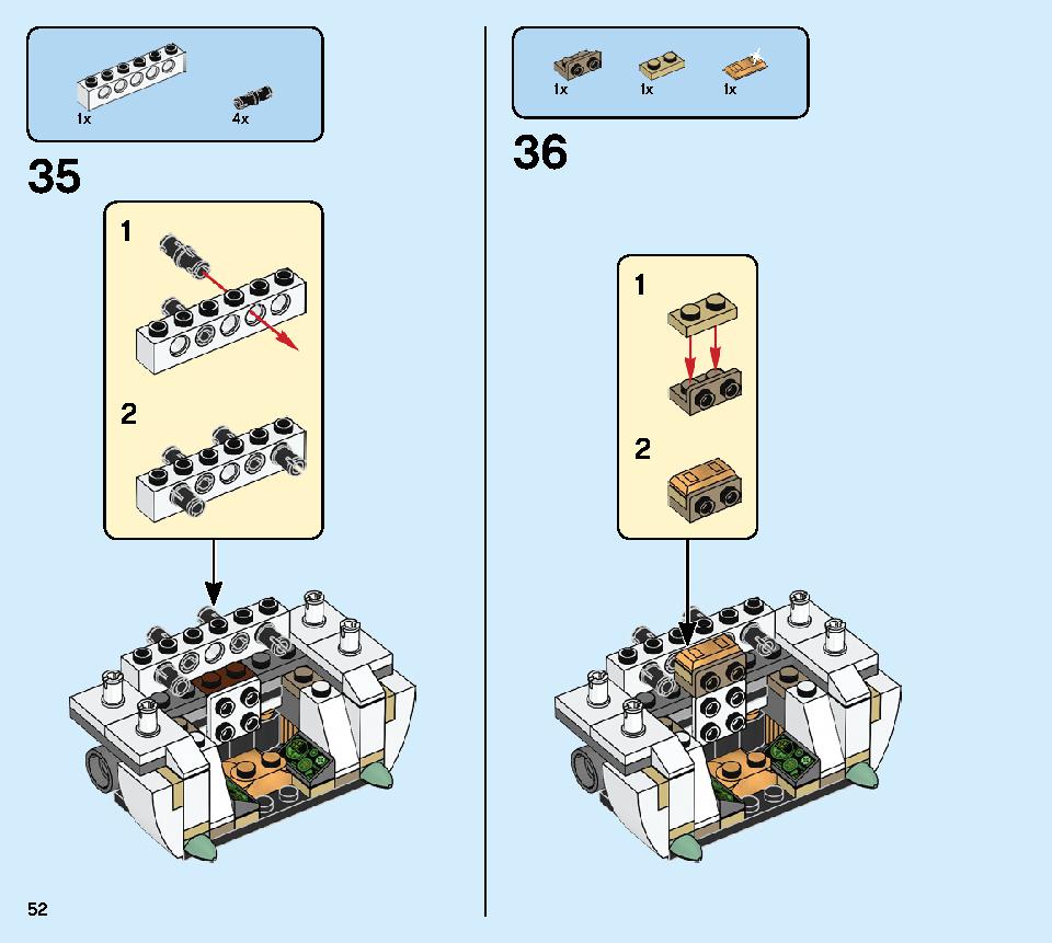 Lloyd's Titan Mech 70676 LEGO information LEGO instructions 52 page