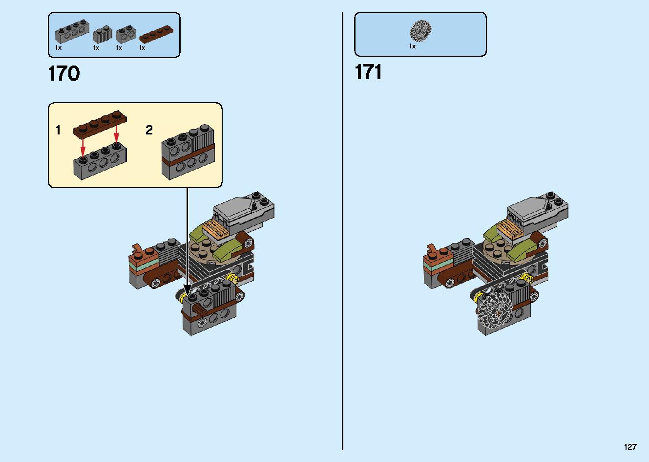 Land Bounty 70677 LEGO information LEGO instructions 127 page