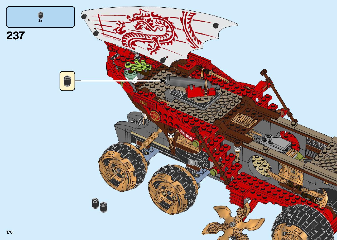 Land Bounty 70677 LEGO information LEGO instructions 176 page