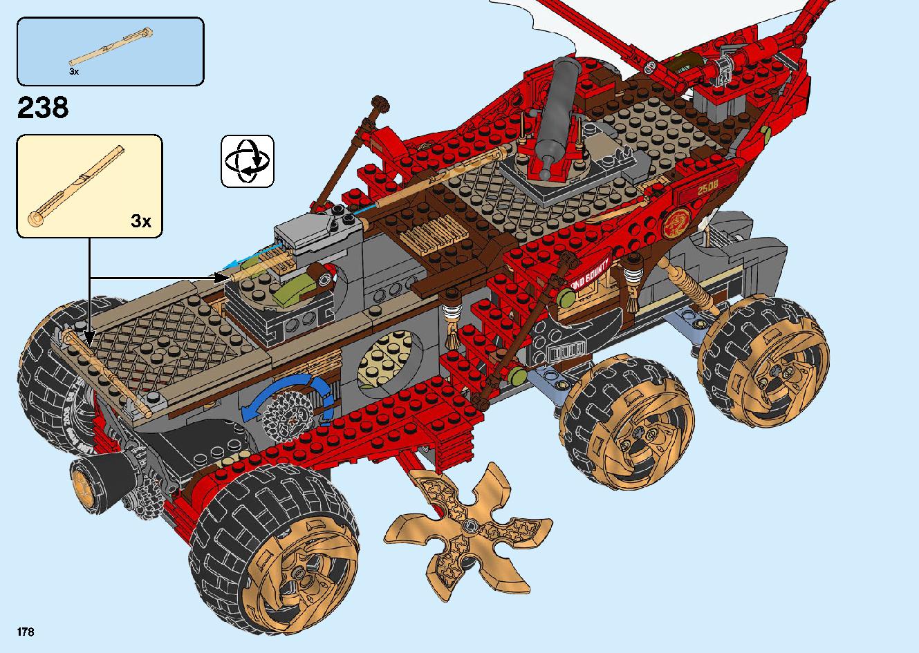 Land Bounty 70677 LEGO information LEGO instructions 178 page