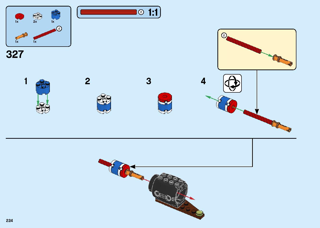 Land Bounty 70677 LEGO information LEGO instructions 224 page