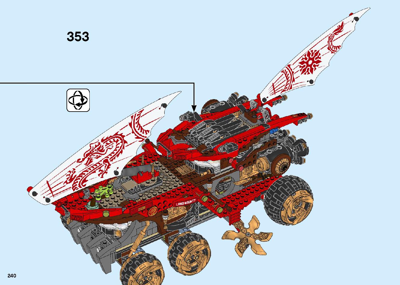 Land Bounty 70677 LEGO information LEGO instructions 240 page