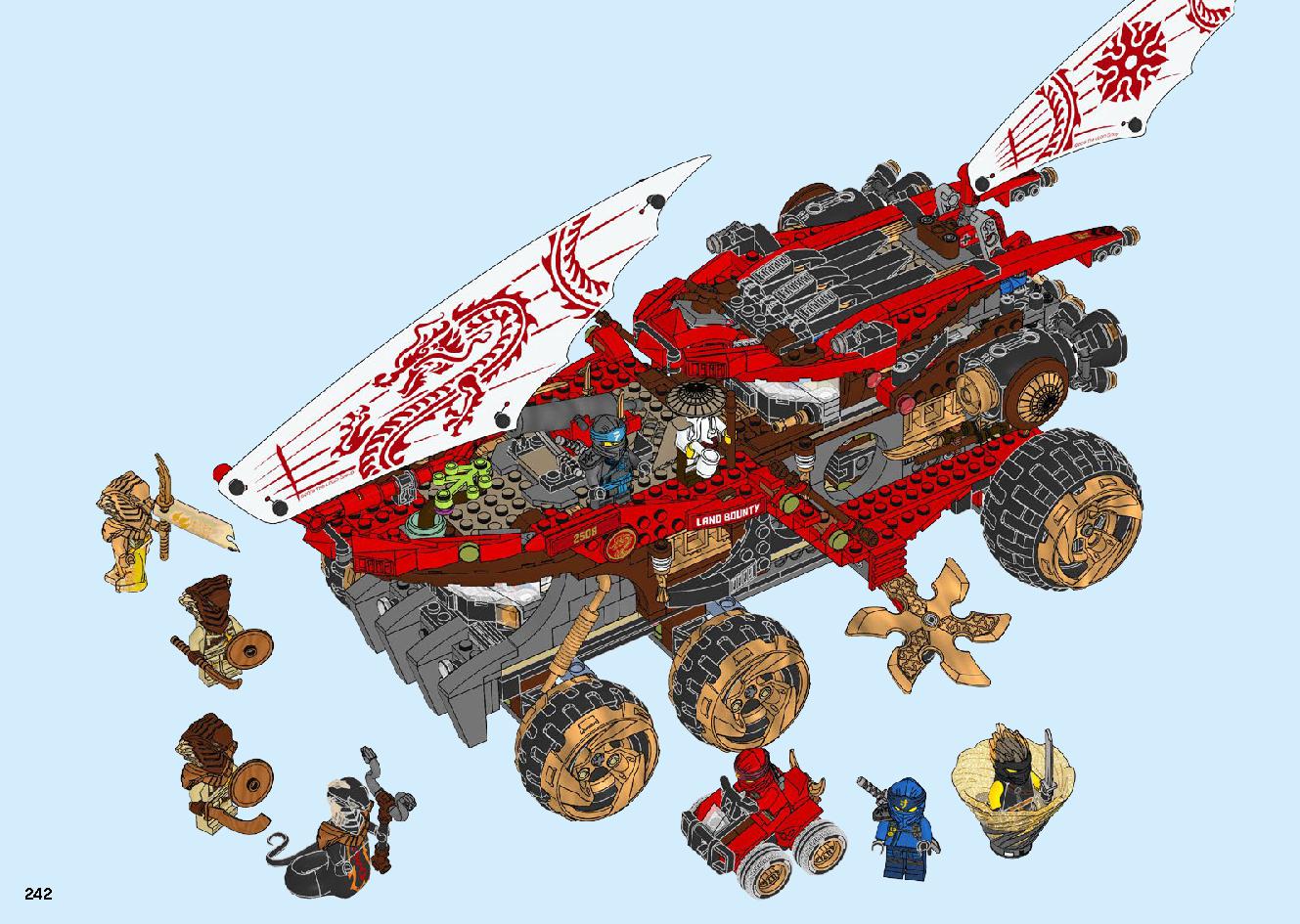 Land Bounty 70677 LEGO information LEGO instructions 242 page