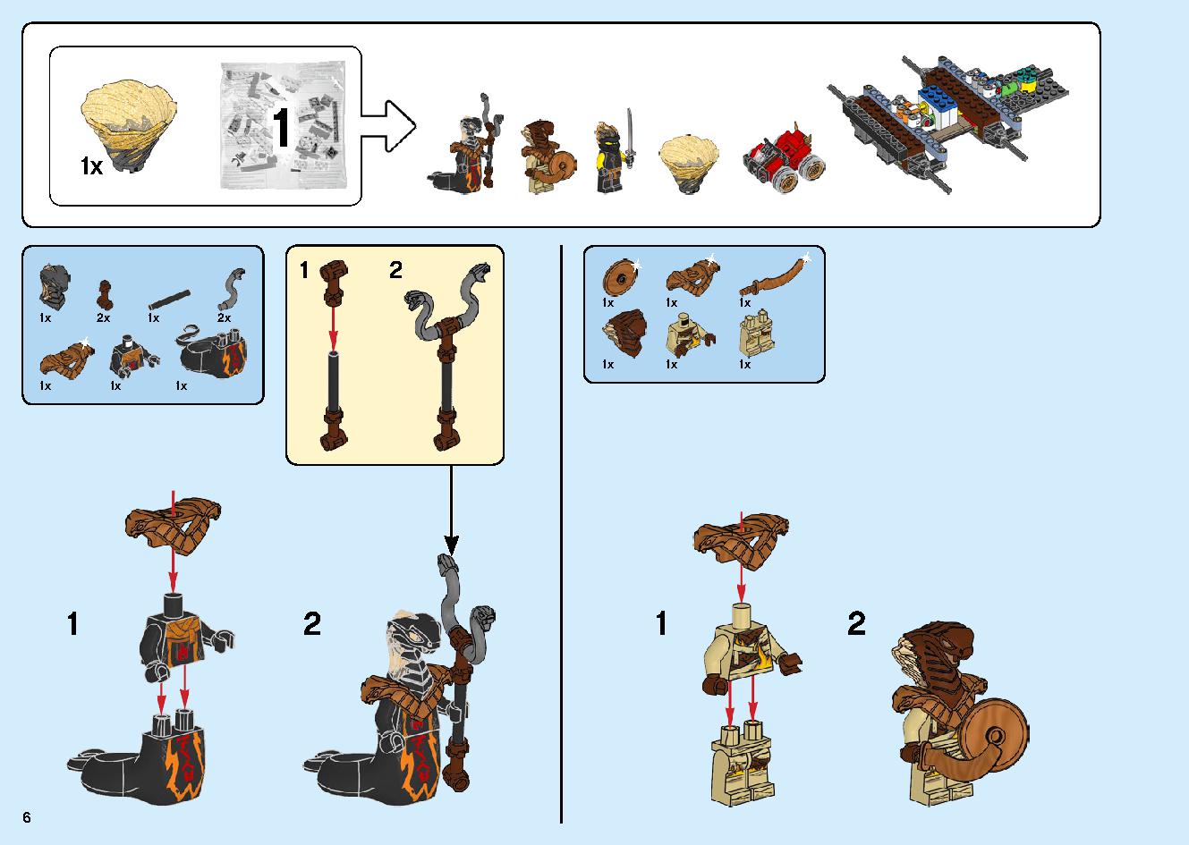 Land Bounty 70677 LEGO information LEGO instructions 6 page