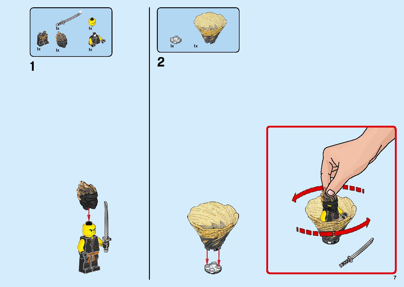 Lego ninjago land bounty instructions cheap