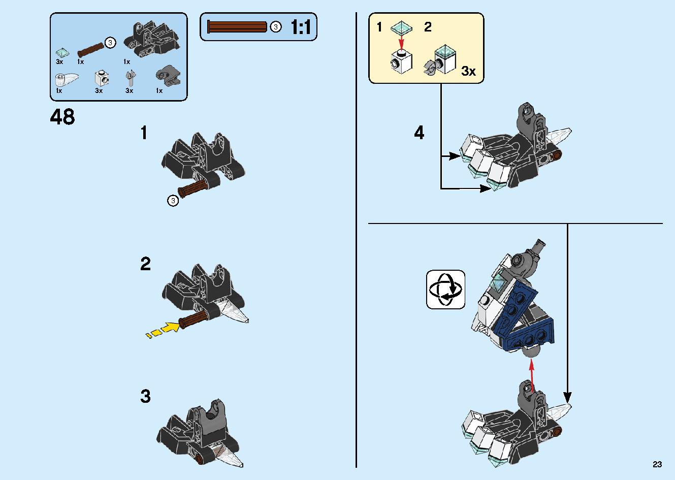 Castle of the Forsaken Emperor 70678 LEGO information LEGO instructions 23 page